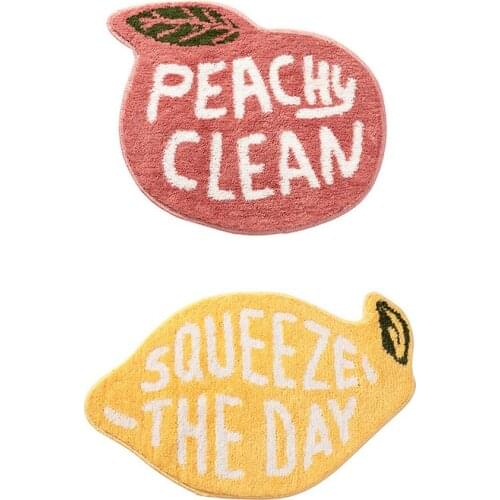 Creativity Bathroom Carpet Anti-slip Bath Rug Outdoor Shower Room Rugs And Mats Bathroom Floor Mat Toilet Door Mat