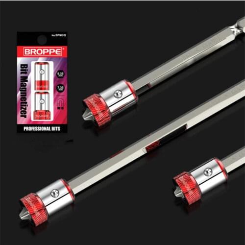 BROPPE 2Pcs Screwdriver Strong Magnetic Ring For 6.35/7.35mm Shank Double Heads Screwdriver Bits