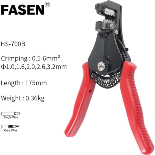 Multi-function Solar Cable Automatic Wire Stripper / Cutter PV Wire Stripper for 2.5/4/6mm2 cables Stripping Tools Terminal