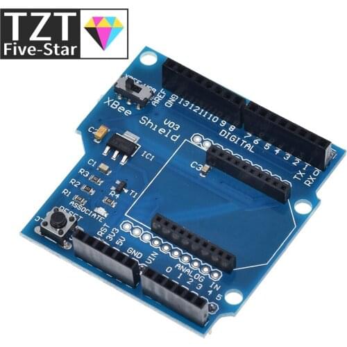 Bluetooth XBee Shield V03 Module Wireless Control For XBee ZigBee Board For Arduino Serial Adapter Module FT232RL IC 3.3V 5V IO