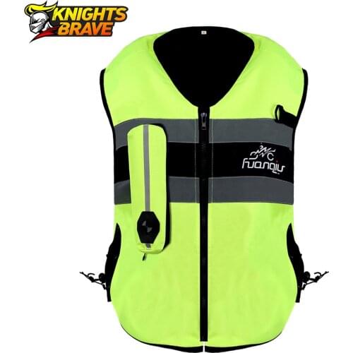 Motorcycle Air-bag Vest Men Motorcycle Jacket Chaleco Airbag Moto Motocross Protection Reflective Motorbike Airbag Moto Vest