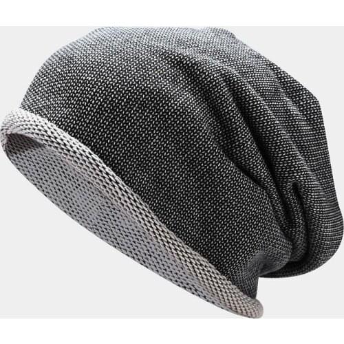 2021 Cotton solid color Thicken knitted hat winter warm hat Skullies cap beanie hat for Men and Women 13