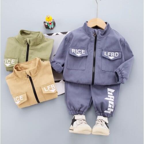 0-5 years Spring Boy Clothing set 2021 New Casual Fashion Cartoon print T-shirt+ Pant Kid Children baby toddler boy clothing