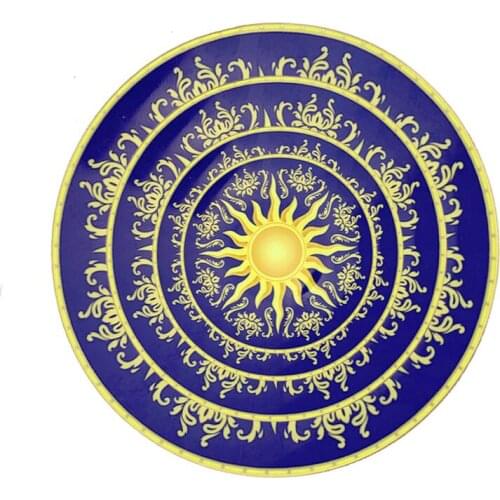 Bone China Tray Pastry Decorative Plate Ceramic Sun Art Salver Steak Breakfast Plate Dinner Tools Nordic Style Tableware 1pcs