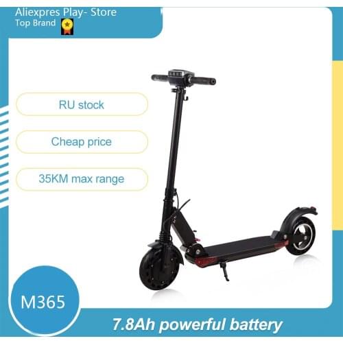 RU Stock M365 Electric Adult Scooter Foldable 25KM/H 350W 30KM Range 8.5 Inch 7.8Ah SafeBattery Electric Kick Scooter Skateboard