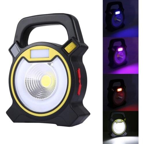 Portable Camping Light USB Rechargeable Working Light LED Lamp Lantern Flood Light 4-Mode For Home Car Repairing Camping Fishing