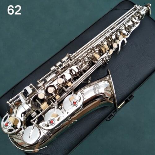 Japan Saxophone Alto NAIPUTESI NT-62 Professional 62 Alto Sax Custom Series Saxophone Nickel With Mouthpiece Reeds Neck Case
