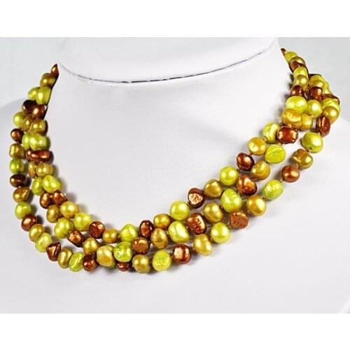 Luck Pearl Jewellery,48inches Long Single Strand 5-7mm Genuine Freshwater Pearl Necklace,Fashion Women Chirstmas Gift Necklace