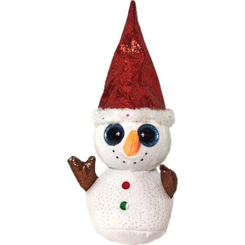 15cm Ty Beanie Big Eyes Snowman Unicorn Cat Soft Stuffed Plush Animal Toy Christmas Gift Lucky Childrens Birthday Gift For Kids