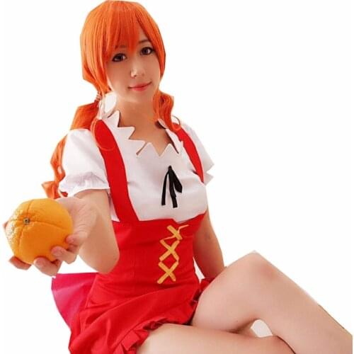2018 One Piece Cake Island Nami Dress Cosplay Costume Custom Made Any Size