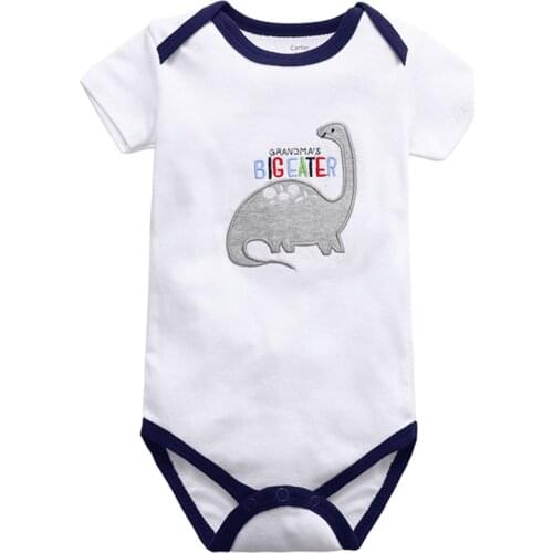 2020 New Baby Bodysuits Unisex Newborns Cotton Clothes Printed Summer Clothing Baby Boy Girls Short Sleeve Roupas Bebe 0-2 Year