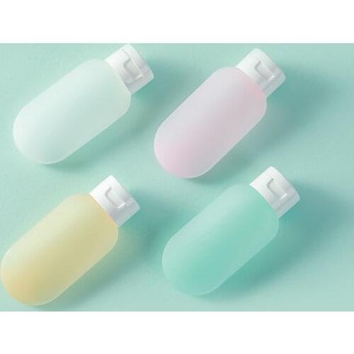 60ML Shower Gel Bottles 3Pcs/Set Bathroom Supplies Nordic Style Refillable Multi Purpose Portable Travel Bottle PE/PP