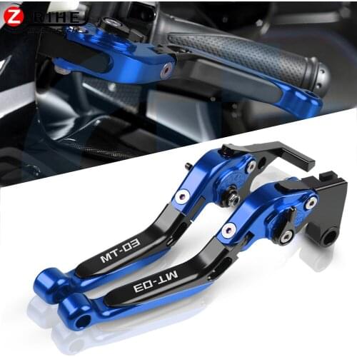 Motorcycle Accessories Adjustable Folding Extendable Brake Clutch Levers Motorbike Parts For YAMAHA MT-03 MT 03 MT03 2005-2006
