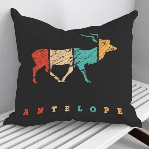 Antelope Throw Pillows Cushion Cover On Sofa Home Decor 45*45cm 40*40cm Gift Pillowcase Cojines Dropshipping
