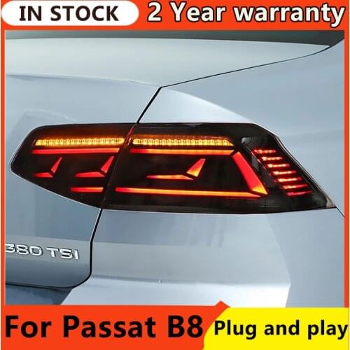 Car Styling for VW Passat B8 Tail Lights 2015-2019 Passat LED Tail Lamp LED DRL Dynami Signal Brake Reverse auto Accessories