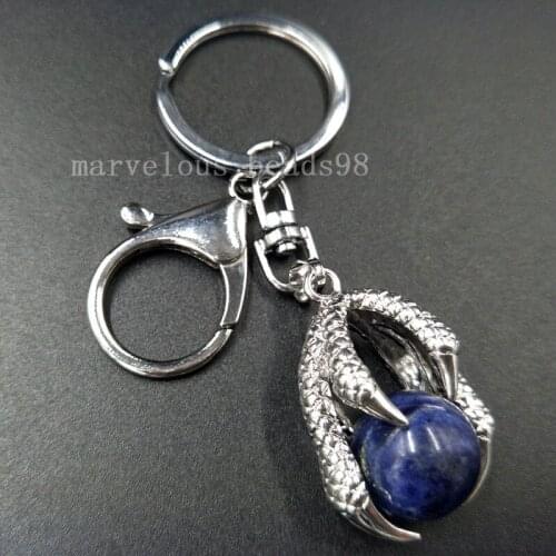 Free Shipping Beautiful jewelry Lapis L Key Chain Hang Pendant bag MC5012