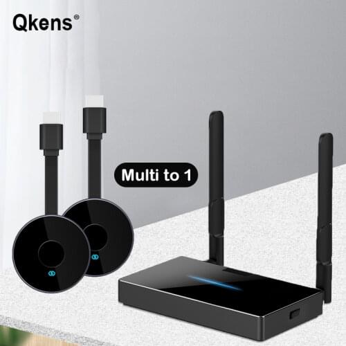 Wireless HDMI Video Transmitter Receiver Extender Screen Mirroring Display Adapter Switch Multi PC Phone To TV Monitor Projector