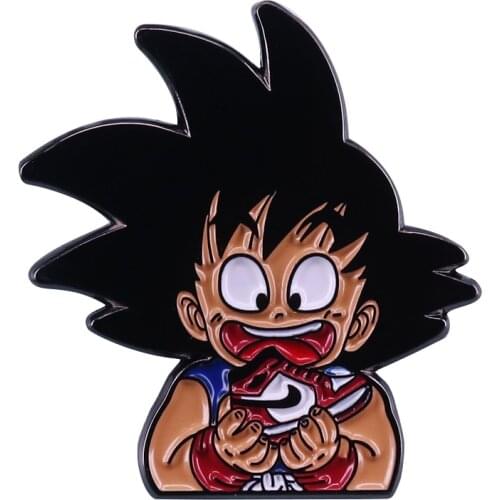 DBZ shoes pin retro classic mash-up funny fans gift