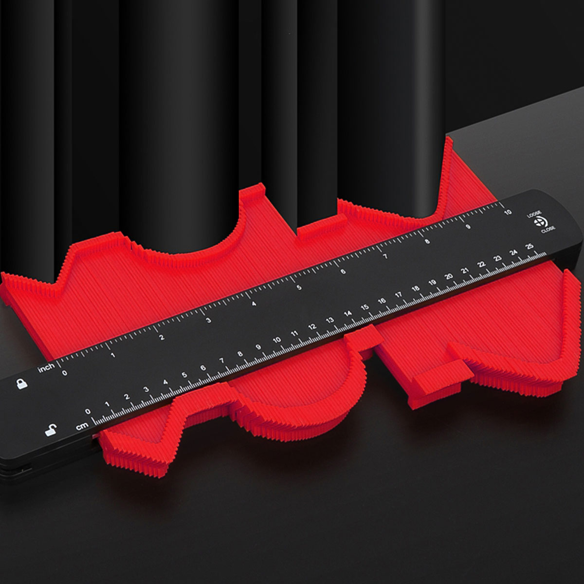 Plastic Profile Copy Gauge Gauge Duplicator Scale Template Wood Marking Tools Tiling Laminate Tiles General Tool