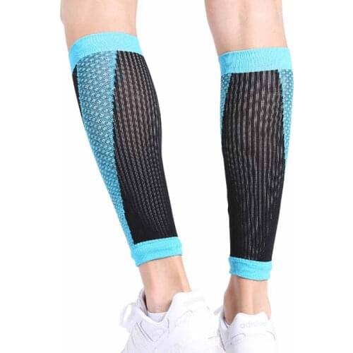 2 pcs Sports Safety Running Cycling Compression Sleeves Calf Leg Shin Splints Breathable Legwarmmers Sports Protection