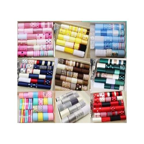 ZY DIY Quality 11 Colors Flower Dot Check Printing Crochet Lace Checked Polka Dot Flower DIY decorative Ornament ELEGANT bowknot