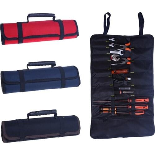 Multifunction Tool Transport Bags Practical Handles Oxford Canvas Chisel Roll Bags For Tool 3 Colors New Instrument Case