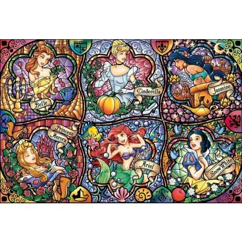 Embroidery Counted Cross Stitch Kits Needlework - Crafts 14 ct Color DIY Arts Handmade Decor - Six Princesses