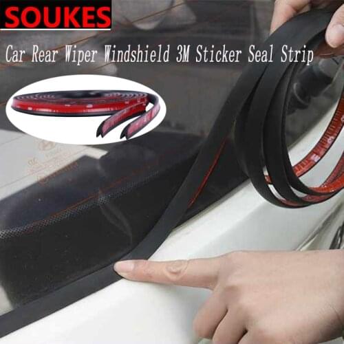 Car Rear Windshield Wiper Trim Moulding Seal Strip For Renault Megane 2 Duster Clio Honda Civic Fit VW touareg MK5 Mazda 3 6 CX5