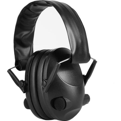 Anti-Noise Audio Headphone Tactics Shooting Headset Soft Padded Electronic Earmuff for Sport Hunting Outdoor Sports Ear Saver