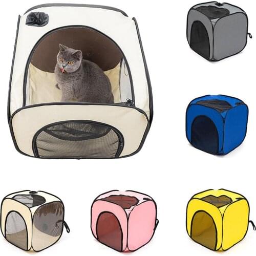 Portable Breathable Pet Dogs Cats Drying Box Hair Dryer Cage Tent Bath Grooming House Room
