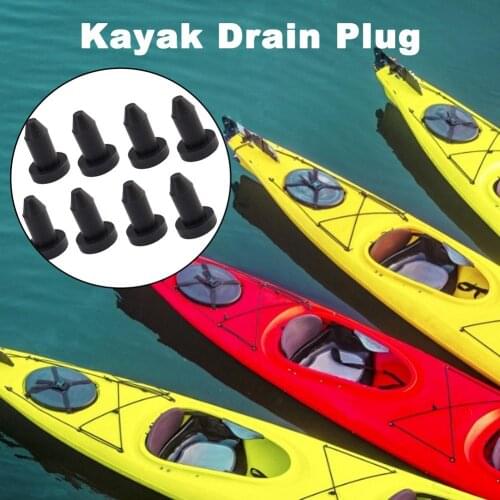 Kayak Drain Plug Silicone Scupper Plugs Drain Holes Stopper Bung for Most Fishing Boats Kayak Boat Accessories