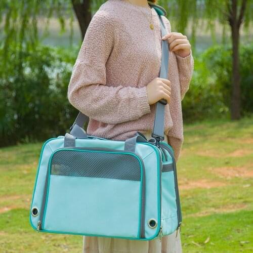 Dog Transport Backpack Pet Portable Shoulder Bags Breathable Cat Carrier Bag Airline Approved Transport Carrying For Cats