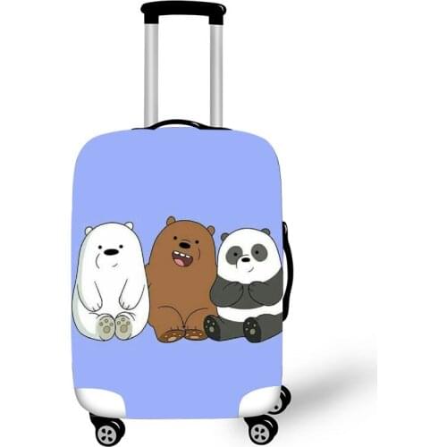 Luggage Protective Cover Case For Elastic 18-32 Inch Suitcase Protective Cover Cases Covers Travel Accessories Three Bears G1232