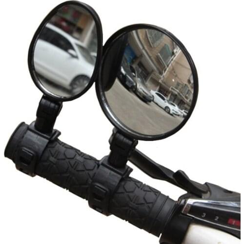 Bicycle Mirror Universal Handlebar Rearview Mirror 360 Degree Rotate For Bike MTB Bicycle With Install Belt Cycling Accessories