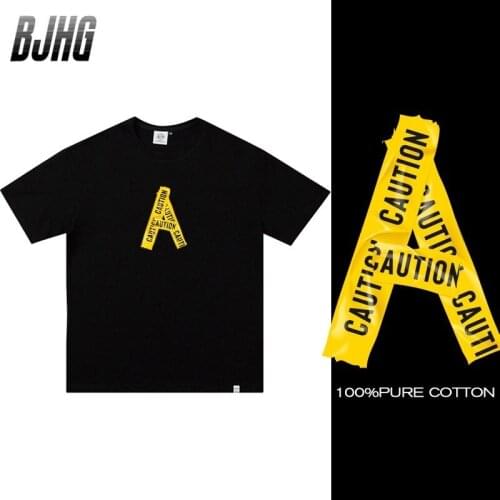 S-7XL Cotton Letters Top Harajuku T-shirt Men And Women Round Neck Short-sleeved Large Size T-shirt Mens Top Bottoming Shirt
