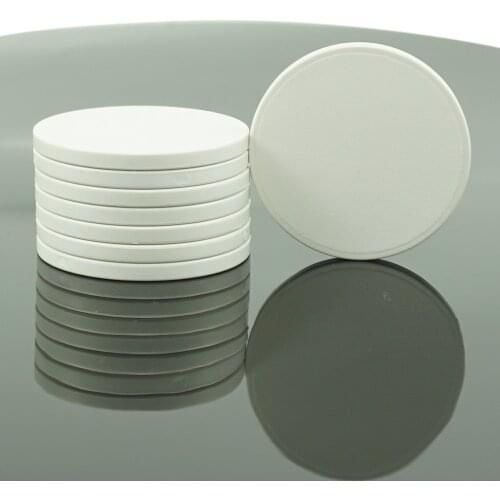 10g White 40*3.5mm Cheap Blank Custom Ceramic Poker Chips Factory