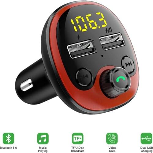 12V 24V Bluetooth Car Switch Adapter Radio Audio FM Transmitter MP3 Player Button USB Chargers Handsfree Truck 4x4 Accessories