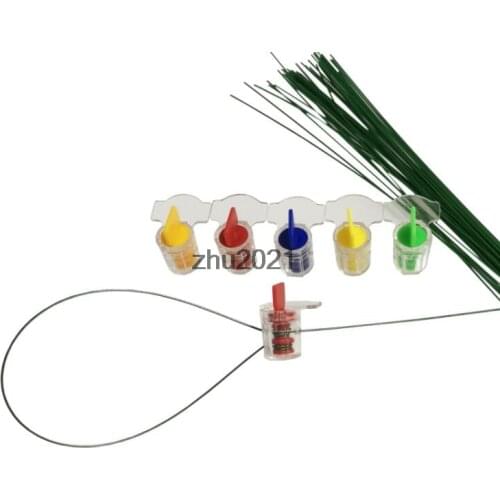 20pcs Easy to Use Water&Electric Meter Seal Lead Seal Anti-theft Without Wire Button Shape Black Red Orange Yellow Blue Green