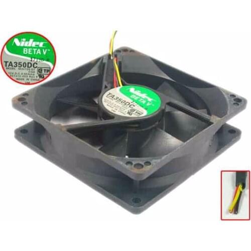 Nidec M34138-57 DC 12V 0.50A 90x90x25mm 3-wire Server Cooling Fan