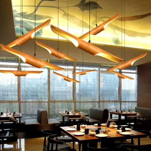 American country creative Chinese Antique bamboo Wall Lamps aisle restaurant Inn bamboo led Wall light ZA627 ZL124