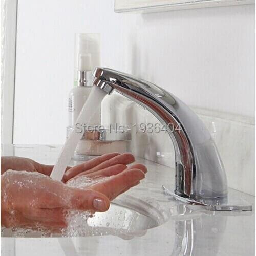 Wholesale and Retail automatic sensor faucet Bathroom automatic touch mixer robinet tactile torneira pia para banheiro S801