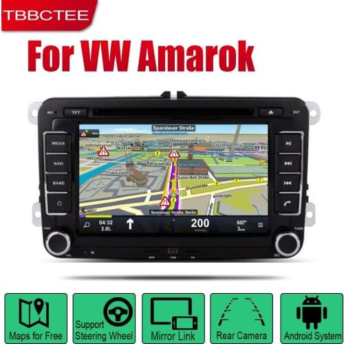 TBBCTEE Auto Radio 2 Din Android Car DVD Player For Volkswagen VW Amarok 2010~2018 GPS Navigation BT Wifi Map Multimedia system