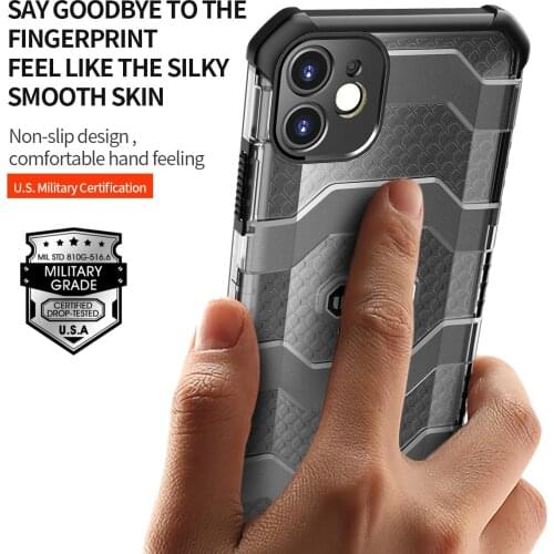For Apple iPhone 11 Case 6.1" Wlons Military Explorer Anti Falling Certification Case for iPhone11 Full-Body Rugged Shield Cover