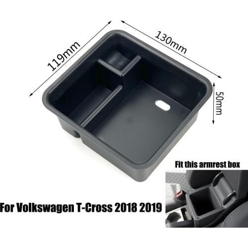 For Volkswagen T-Cross T-ROC Golf Sportsvan SV Jetta MK6 GTI MK6 R20/Golf 6 Scirocco Teramont Atlas Armrest Storage Box