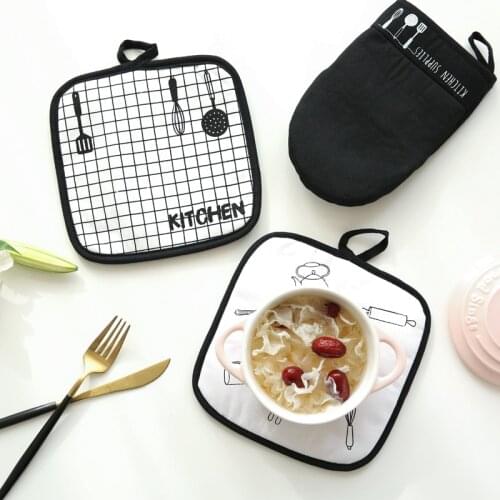 Cotton Mug Coaster Coffee Tea Cup Coaster Insulation Glove Table Mat Kitchen Placemat Bowl Pads Teapot Coasters Home Supplier