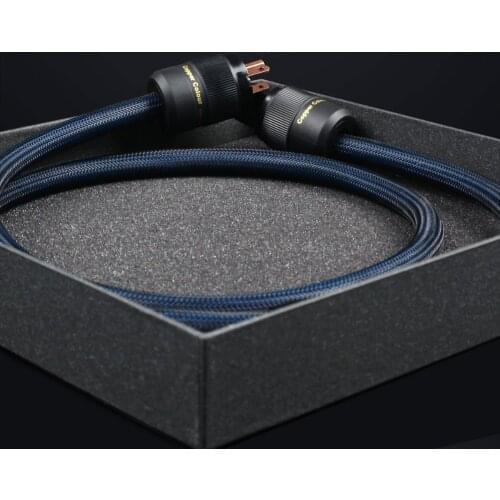 CopperColour CC POWER-1 US/AU/EURO Schuko Plug Power cable for Home Theater Audiophile Audio power cable Customizable length