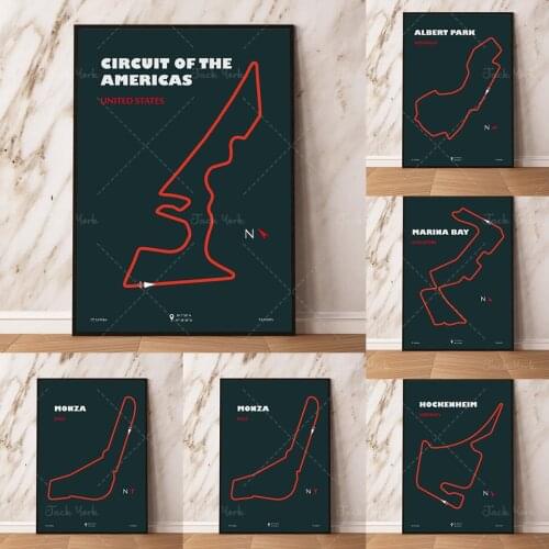 Monaco Race Track Map | F1 poster |Monte Carlo GP Layout | Formula 1 digital print wall art decor