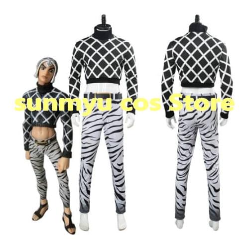 JOJO Bizarre Adventure Guido Mista Golden Wind Cosplay Costume Custom Size Halloween