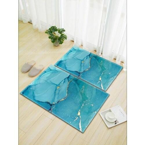 Colorful Ink Marble 3D Print Doormat Door mat Non-slip Kitchen Carpet Rug Bath Mats Living Room Bedroom Carpets 40x60/50x80CM