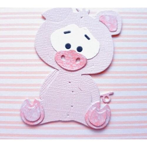 Pig Animal Metal Cutting Dies Stencil Template For DIY Scrapbooking Embossing Paper Cards Album Making Decorative Craft Dies Cut